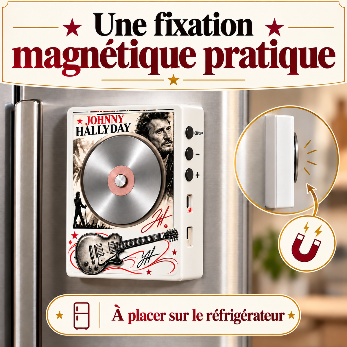 Lecteur Musical Johnny Hallyday – Édition Collector